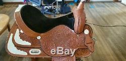16 circle Y western show saddle