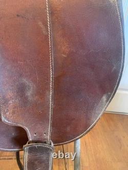 16 hornless Australian saddle withWestern matching leather cinch