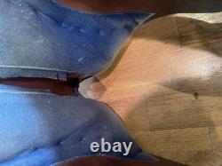 16 hornless Australian saddle withWestern matching leather cinch