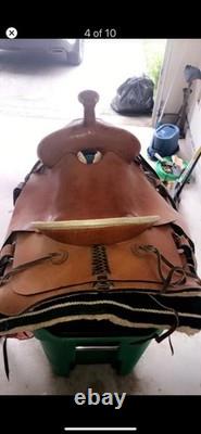 16 inch Seat Western Saddle and Saddle Blanke, and Accessories