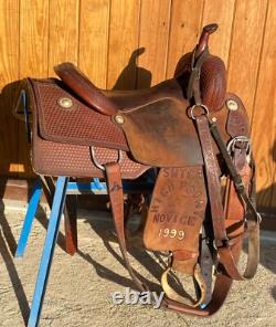 16 inch used western saddle