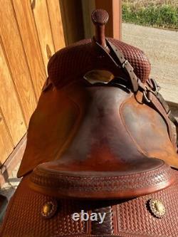 16 inch used western saddle