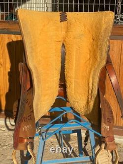 16 inch used western saddle