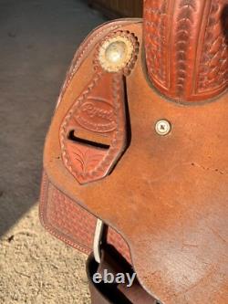16 inch used western saddle