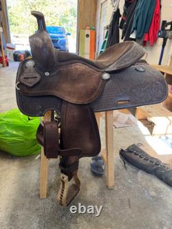 16 inch western saddle used