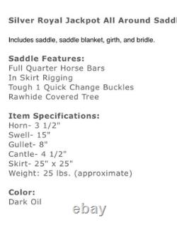 16 inch western saddle used