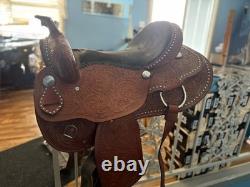 16 inch western trail riding saddle
