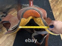 16 inch western trail riding saddle