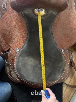 16 inch western trail riding saddle