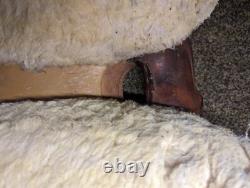 16in handmade by williams leather horse saddle USED