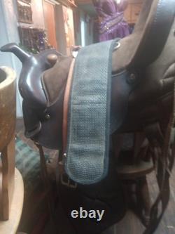 17 #176 BigHorn Cordura & Leather Western Horse Trail Saddle