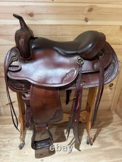 17.5 Big Horn Draft Western Saddle Model 1683 (Extra-Wide)