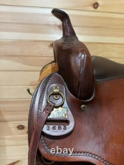 17.5 Big Horn Draft Western Saddle Model 1683 (Extra-Wide)
