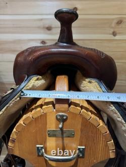 17.5 Big Horn Draft Western Saddle Model 1683 (Extra-Wide)