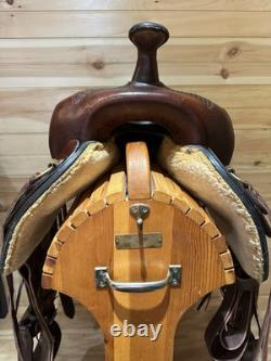 17.5 Big Horn Draft Western Saddle Model 1683 (Extra-Wide)