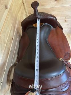 17.5 Big Horn Draft Western Saddle Model 1683 (Extra-Wide)