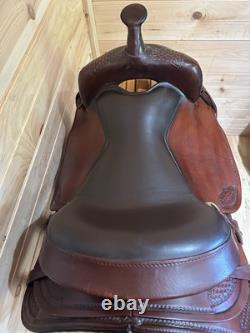 17.5 Big Horn Draft Western Saddle Model 1683 (Extra-Wide)
