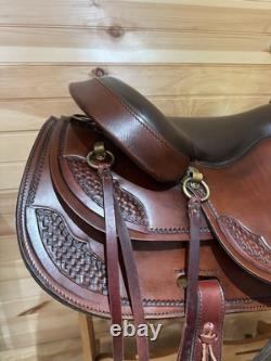 17.5 Big Horn Draft Western Saddle Model 1683 (Extra-Wide)