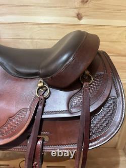17.5 Big Horn Draft Western Saddle Model 1683 (Extra-Wide)