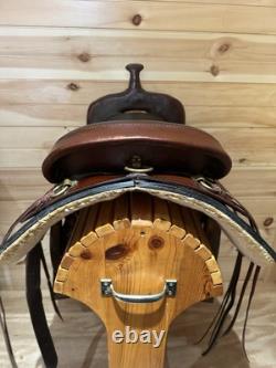 17.5 Big Horn Draft Western Saddle Model 1683 (Extra-Wide)