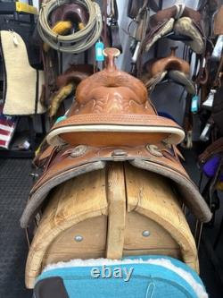 17.5 FQHB Tucker Western Saddle