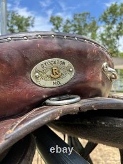 17.5 Rocking R Horse Gaited Western Saddle With Flex Panels Preowned