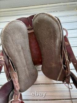 17.5 Rocking R Horse Gaited Western Saddle With Flex Panels Preowned