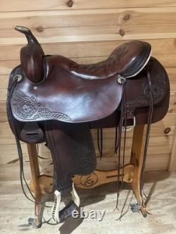 17.5 Tucker Ranch Hand Western Trail Saddle Model 250 (Wide)