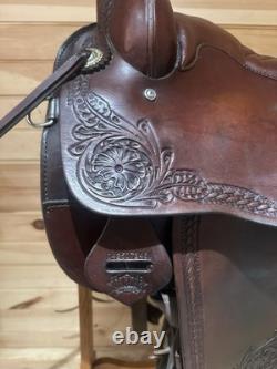 17.5 Tucker Ranch Hand Western Trail Saddle Model 250 (Wide)