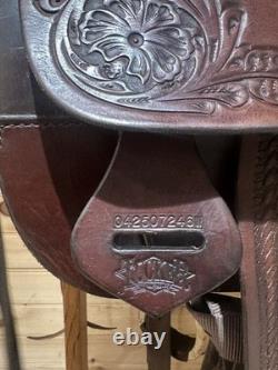 17.5 Tucker Ranch Hand Western Trail Saddle Model 250 (Wide)