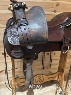 17.5 Tucker Ranch Hand Western Trail Saddle Model 250 (Wide)