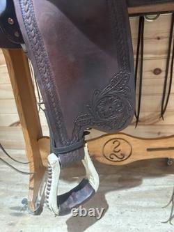 17.5 Tucker Ranch Hand Western Trail Saddle Model 250 (Wide)