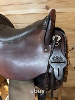 17.5 Tucker Saddlery Gen II Competitor Endurance Western Trail Saddle Model 151
