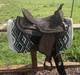 17'' 508 Brown Big Horn Western Trail Saddle Set Extra Wide Bars- Extras Incl