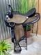 17 Abetta Brown Western Horse Trail Saddle Light Weight! Semi Bar