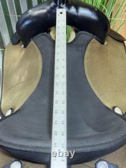 17 ABETTA Brown Western Horse Trail Saddle Light Weight! Semi Bar