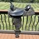 17 Big Horn #175 Cordura &suede Black Saddle Made In Usa