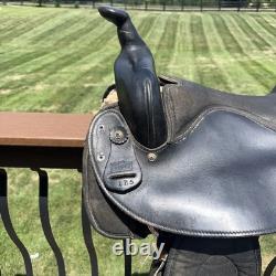 17 BIG HORN #175 Cordura &Suede BLACK SADDLE Made In USA