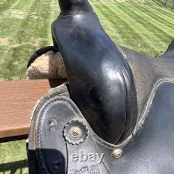 17 BIG HORN #175 Cordura &Suede BLACK SADDLE Made In USA