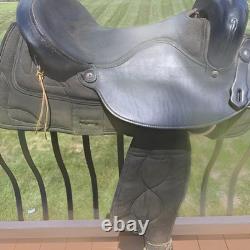 17 BIG HORN #175 Cordura &Suede BLACK SADDLE Made In USA