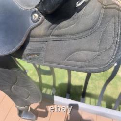 17 BIG HORN #175 Cordura &Suede BLACK SADDLE Made In USA
