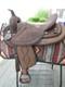 17'' Big Horn 504 Fqh Bars Brown Western Suede Leather Trail Saddle Usa