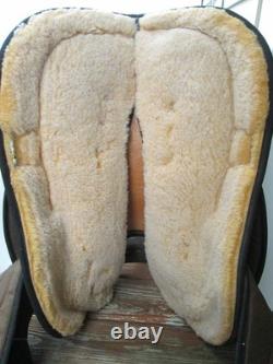 17'' BIG HORN 504 FQH BARS Brown Western suede leather Trail saddle USA