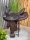 17 Big Horn Brown Western Trail Saddle #504 Light Weight Cordura Full Qh