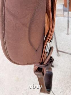 17 Big Horn #176, Light Weight Western Trail Horse Saddle, Clean
