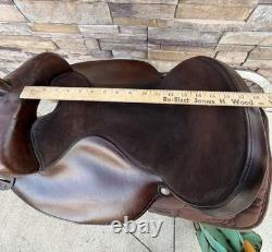 17 Big Horn #176, Light Weight Western Trail Horse Saddle, Clean