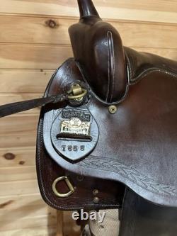17 Big Horn Double Comfort Equi-fit Flex Western Trail Saddle Model 1658