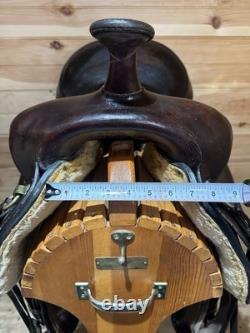 17 Big Horn Double Comfort Equi-fit Flex Western Trail Saddle Model 1658
