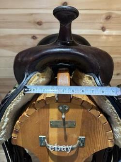 17 Big Horn Double Comfort Equi-fit Flex Western Trail Saddle Model 1658