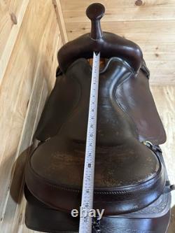 17 Big Horn Double Comfort Equi-fit Flex Western Trail Saddle Model 1658